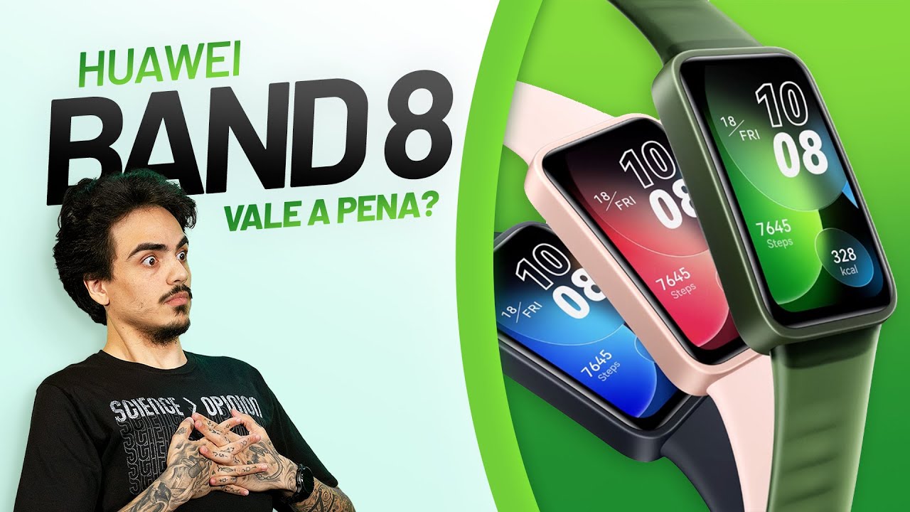 Huawei Band 8, DESSA VEZ a Mi Band está com PROBLEMAS? Vale mais a pena que a pulseira da Xiaomi?