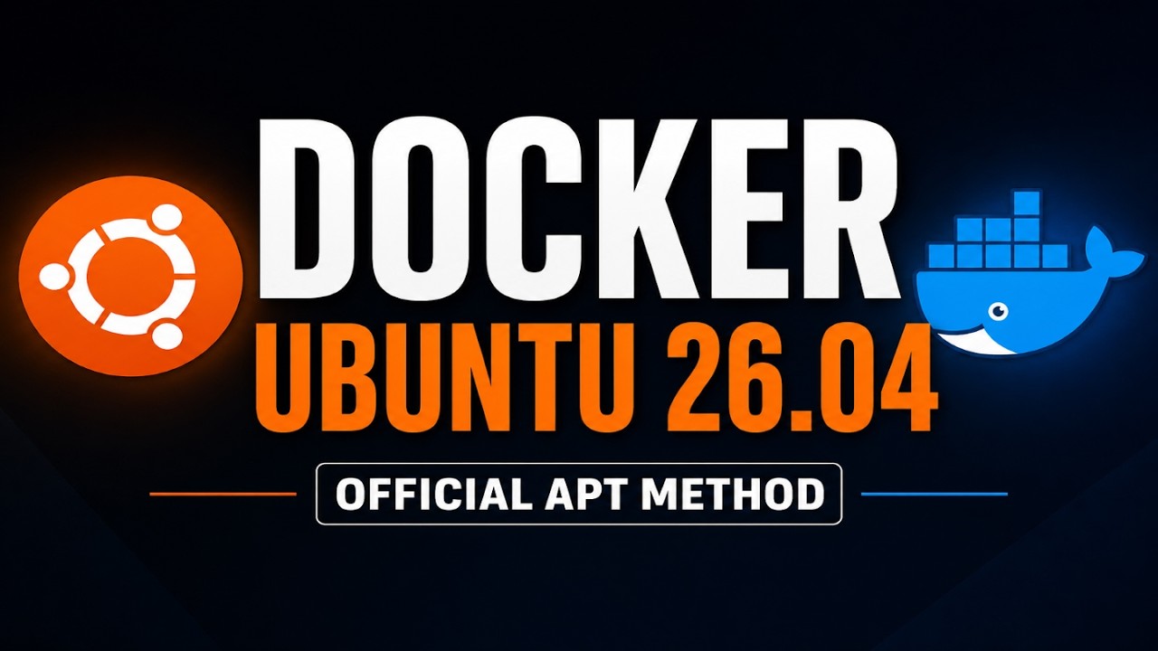 Docker on Ubuntu 26.04 LTS — Official Install Guide (APT Method, Clean Setup)