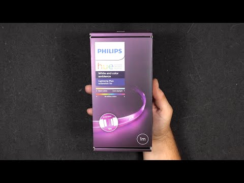 Philips Hue 1m Lightstrip Plus Extension - Unboxing & Setup