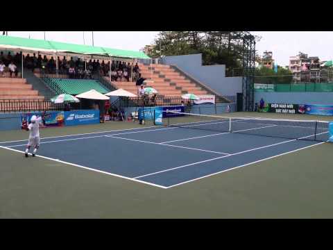 tennis247 - Video Mens Futures Vietnam F3 2013 - Hoàng Thiên vs Nedunchezhiyan