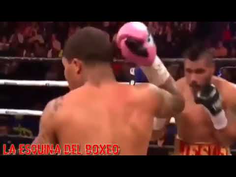 GERVOTA DAVIS DESTROZA FACIL A JESUS CUELLAR