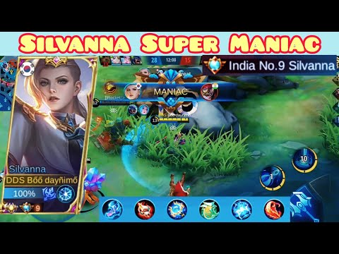 Silvanna Super Maniac | Top Global Silvanna Boo Daynimo - Mobile legends