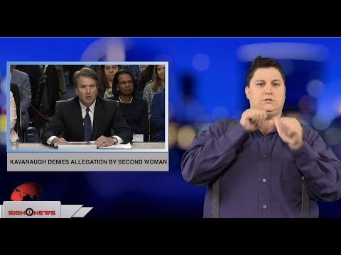 Kavanaugh denies allegation by second woman (ASL - 9.24.18)
