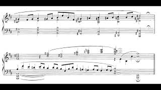 Charles Koechlin - Sonatina No. 5 for Piano, Op. 59, No. 5 (1917-18) [Score-Video]