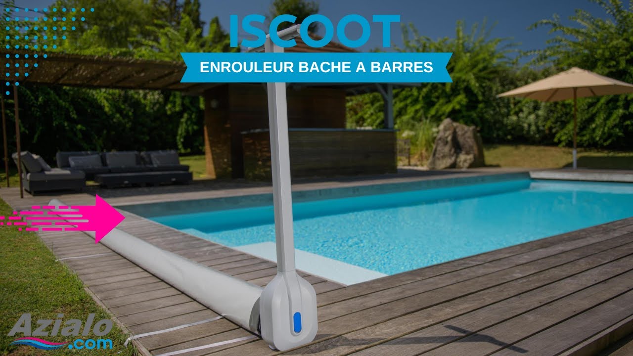 Enrouleur motorisé iScoot APF pour bâche à barres Enrouleur motorisé iScoot APF pour bâche à barres