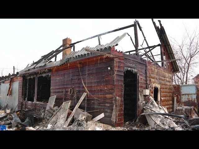 В результате пожара в микрорайоне Китой погиб человек