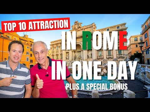 Rome in one day trip - The perfect itinerary to see the top10 attractions in Rome in one day!