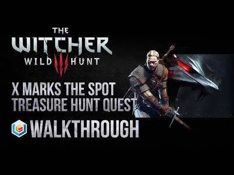 The Witcher 3 Wild Hunt Walkthrough X Marks The Spot Treasure Hunt Quest Guide Gameplay/Let's Play