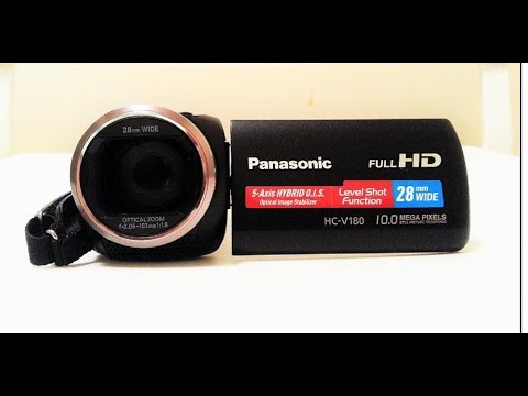 מצלמת וידאו Panasonic HC-V180K פנסוניק תמונה 2