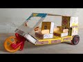 How To Make Rickshaw At Home Diy Matchbox Tuk Tuk Auto Taxi