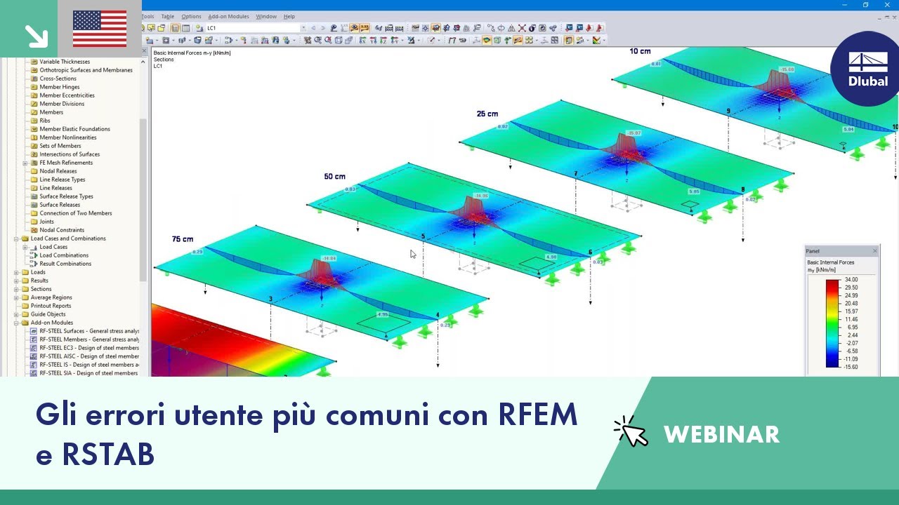 Gli errori utente più comuni con RFEM e RSTAB