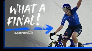 La finale della Madison ai Campionati Europei 2022