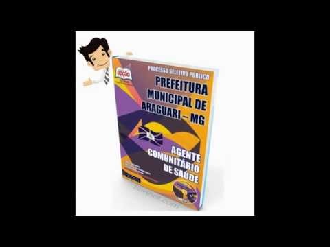 Apostila Concurso Araguari 2015 - Agente Comunitário de Saúde