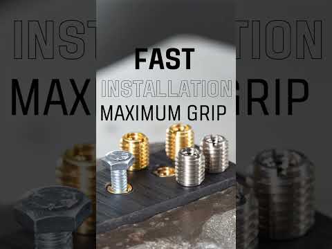 E-Z Knife: Self-Tapping Inserts for Plastic  #Plastics #SelfTappingInserts #DIY #Engineering