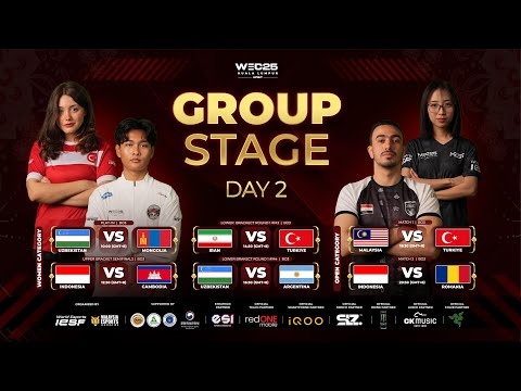 MLBB | INDONESIA vs ROMANIA - GROUP STAGE | IESF WEC25 | DAY 2