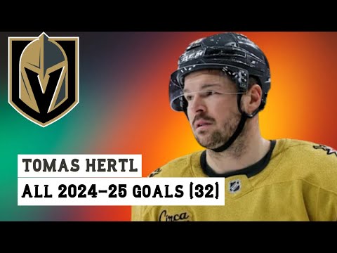 Tomas Hertl (#48) All 32 Goals of the 2024-25 NHL Season