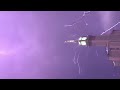 Lightning Strike On Mecca Clock Tower At 27th September 2018 During The Isha Adhan YouTube