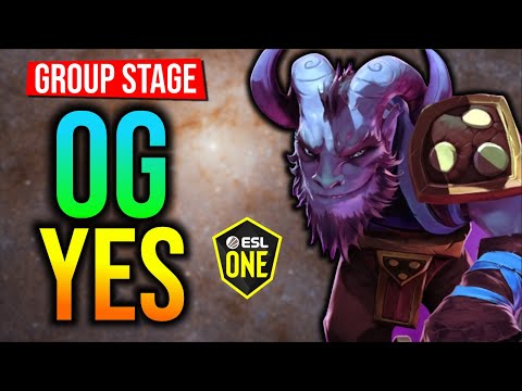 OG VS YELLOW SUBMARINE - GROUP STAGE | ESL ONE GERMANY 2020 | DOTA 2 | RAMPAGE RIKI