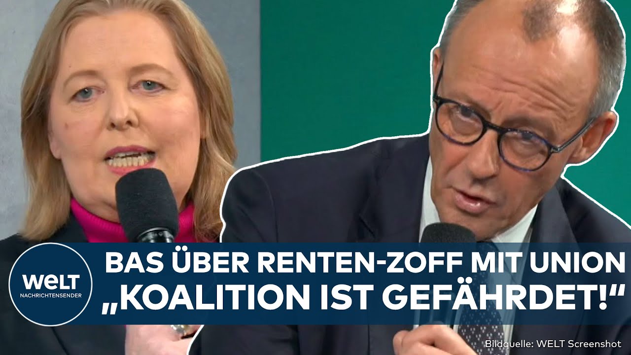 RENTEN-REFORM: Donnerschlag! "Koalition ist gefährdet!" Bärbel Bas äußert sich zum Streit  mit Union