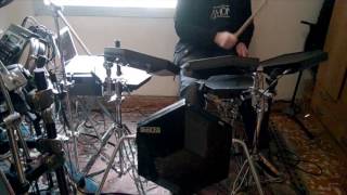 Dynacord P 20 and Simmons pads. John Foxx, &quot;Europe after the rain&quot;, 1981. Cover