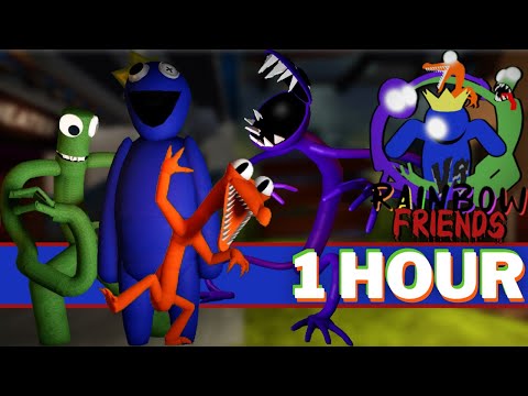 FRIENDS TO YOUR END - FNF 1 HOUR Songs (VS Rainbow Friends | Roblox Rainbow Friends Chapter 1)