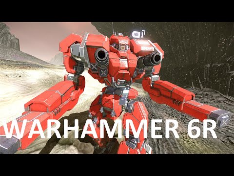 Warhammer 6R with extra oompf. MechWarrior Online (MWO).