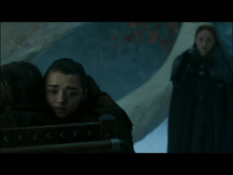 Game of Thrones 7x4 - Arya reunite with Bran