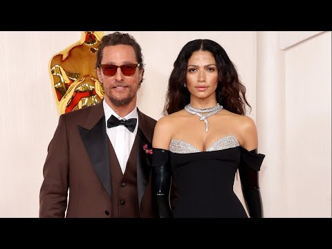 Matthew McConaughey with his hu... Wife