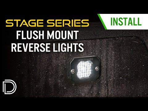 How to Install Stage Series Flush Mount Reverse Light Kit | Diode Dynamics