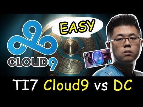 Dota2 The International 2017: Cloud9 (Dire) vs Digital Chaos (Radiant) highlights