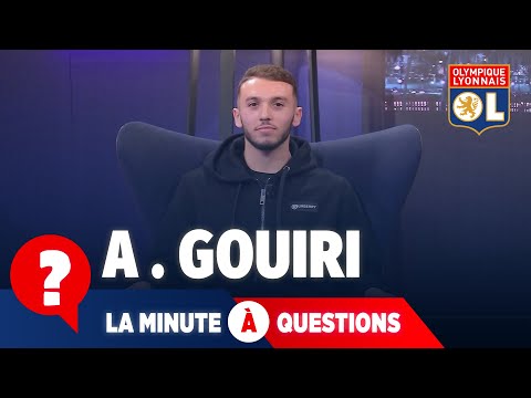 La minute à questions VS Amine Gouiri | Olympique Lyonnais