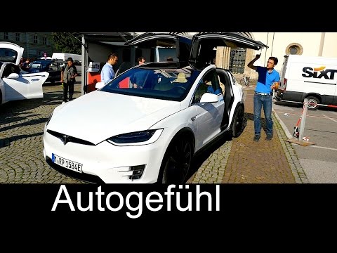 Tesla Model X SUV preview Exterior/Interior wing doors 7-Seater & 6-Seater