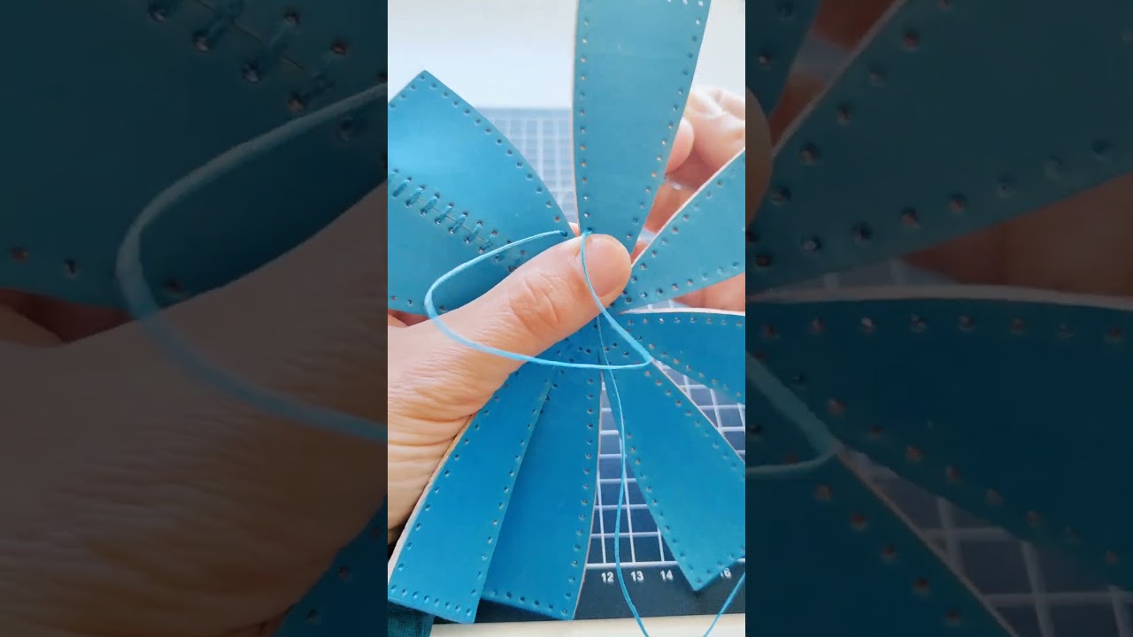 Making-of a leather easter egg #diy #leathercrafter #handmade