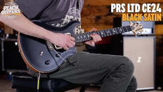 Video thumbnail for No Talking...Just Tones | PRS Ltd Edition CE24 Black Satin - Natural Back by Peach Guitars