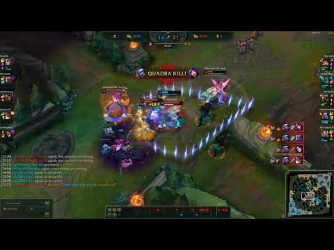Instant Quadra Kill mit Tristana E