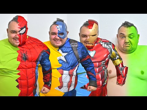 I Become All Superheroes in 60 Seconds