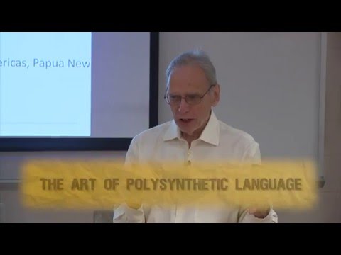 Anthropology Luncheon Lecture - The Art of Polysynthetic Language  10/14/2015
