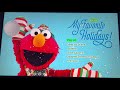 Sesame Street MY FAVORITE HOLIDAYS DVD Menu Walkthrough