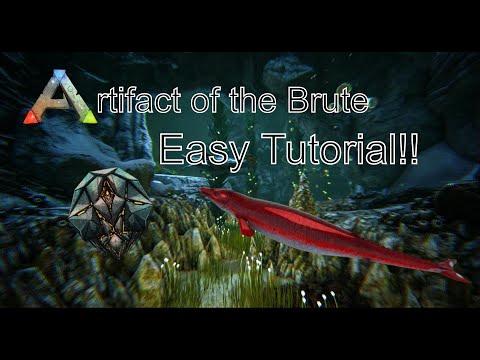 Ark Tutorial: How to get the Artifact of the BRUTE! Easy Way! (The Island)