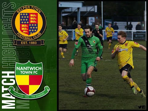 Belper Town 1-3 Nantwich Town - NPL Prem Div - 14.01.23