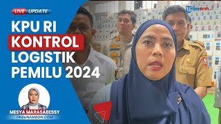 21 Hari Jelang Pemilu 2024, KPU RI Kontrol Logistik di Gudang Penyimpanan Sport Hall Ambon