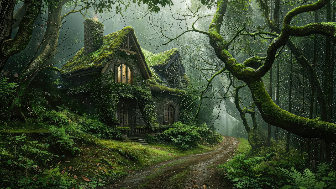 Enchanted Forest Cottage | Medieval Celtic Music for Calmness, Focus & Deep Rest