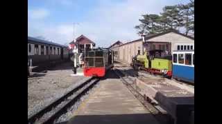preview picture of video 'R&ER (Laal Ratty) narrow gauge railway - Northern Rock and Diesel'