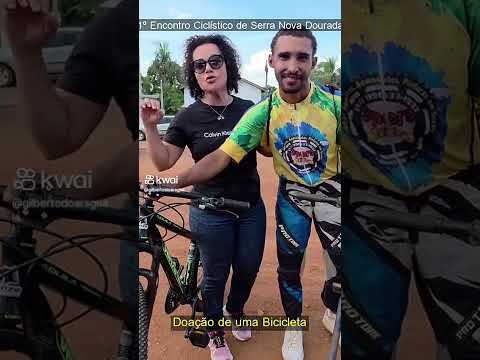 primeiro encontro ciclístico de serra Nova Dourada Território Sertanejo Serra Dourada FM Gilberto