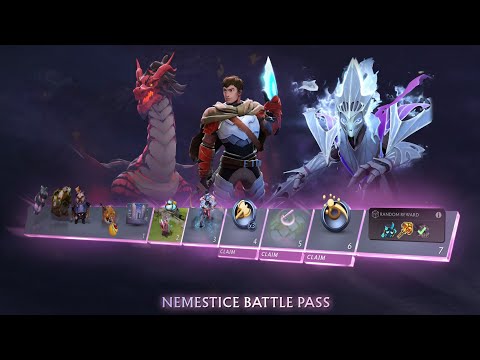 Spectre Arcana and Davian in Nemestice + Battle Pass Dota 2