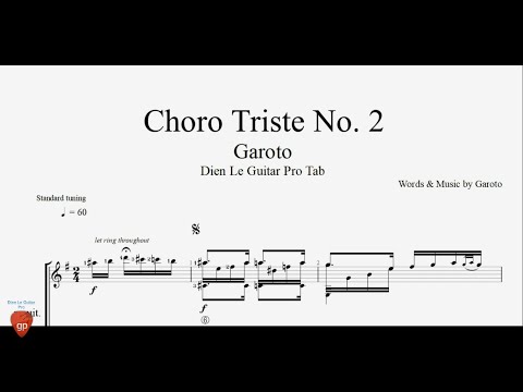 Garoto - Choro Triste No.2 - Guitar Tabs