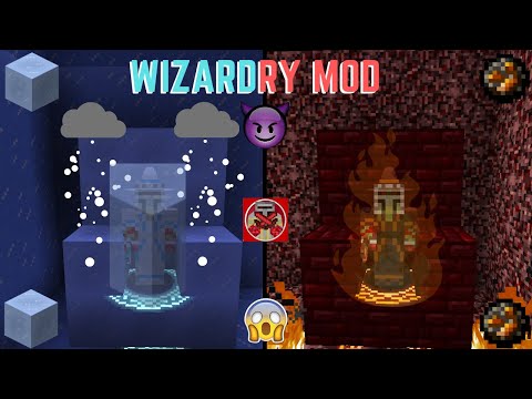 Mod Showcase #7: Wizardry Mod (Minecraft 1.12.2) (Fire and Ice Edition)