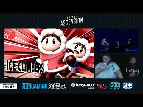 Super Ascension Ultimate Losers Semi-Finals - CACAW|Big D (Ice Climbers) vs APE|Goblin (Roy)