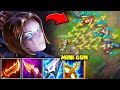 Orianna but I stack on-hit items and my autos become a literal machine gun