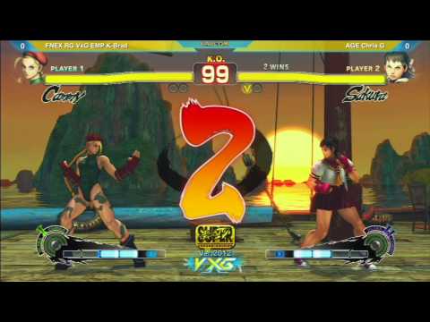 VxG2013: FNEX K-Brad vs AGE Chris G - Losers Semis - SSF4: AE Ver. 2012